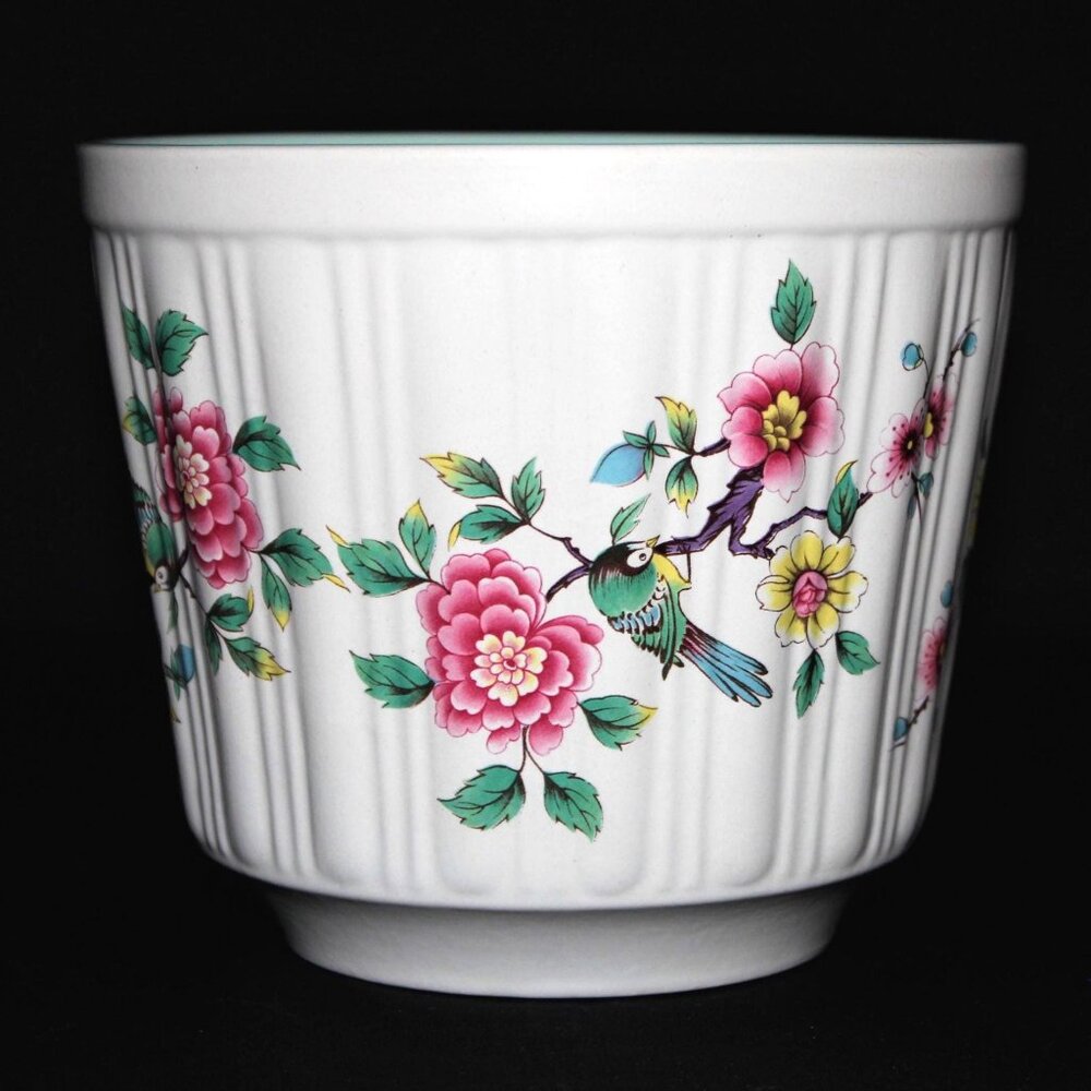 James Kent Old Foley | Chinese Rose | Vintage Staffordshire Planter